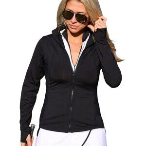 Olaya Sport Billy Jacket Black Performance Golf 4-Way Stretch L